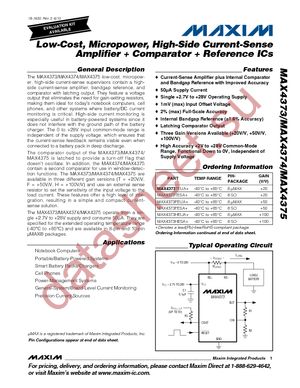 MAX4373FEUA datasheet  